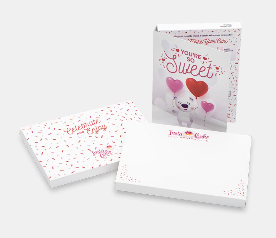 You're So Sweet greeting card open detail by Lupitas Gift And Party Supplies
