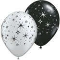 11 Inch Stars & Sparkles Balloon by Lupitas Gift And Party Supplies