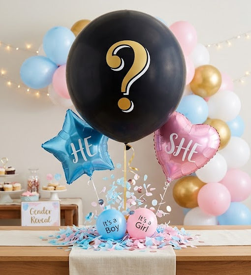 Gender Reveal Balloon – Surprise Confetti by Lupitas Gift And Party Supplies