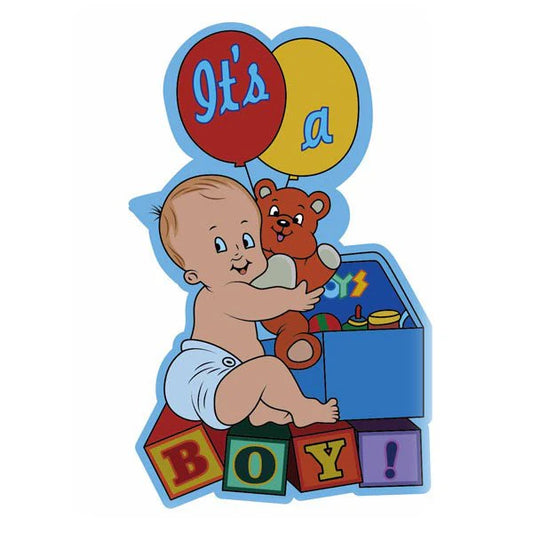 Lupitas Gift And Party Supplies oversized teddy bear boy toy box sign