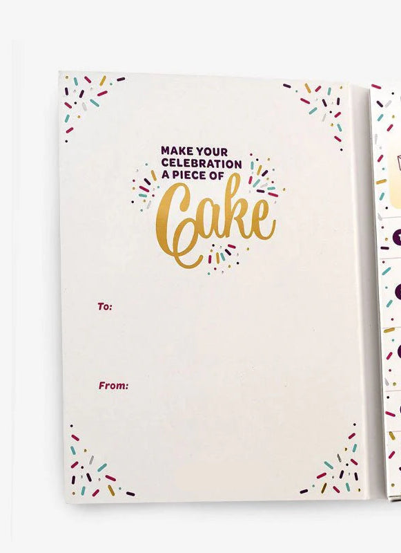 Congrats cake card open detail by Lupitas Gift And Party Supplies