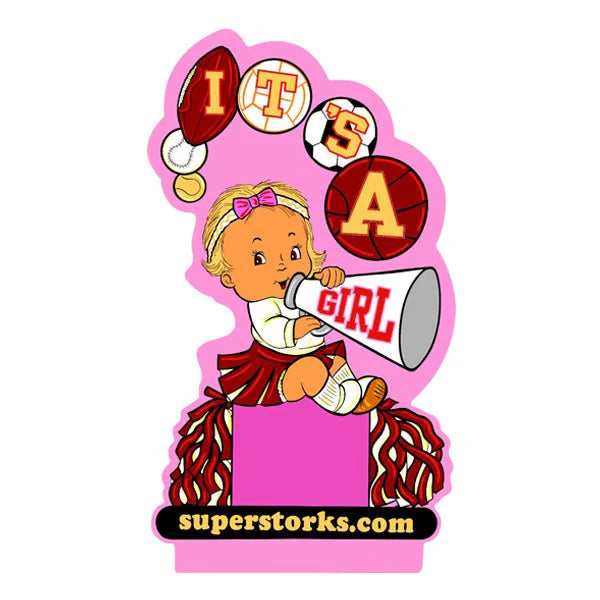 Lupitas Gift And Party Supplies Girl Cheerleader standee for party decoration